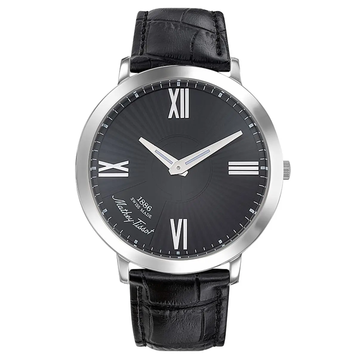 Mathey Tissot Men`s Darius Black Dial Watch - H7915AVN