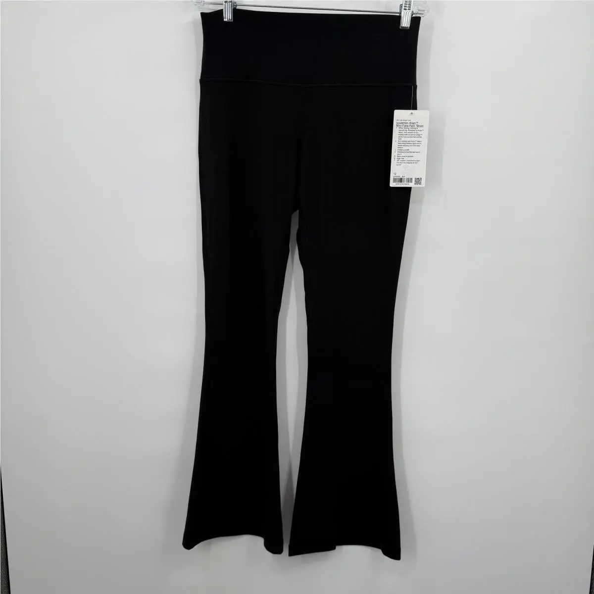 Lululemon Legging Womens 12 Black Align Mini-flare Ankle Yoga Nulu Pull On
