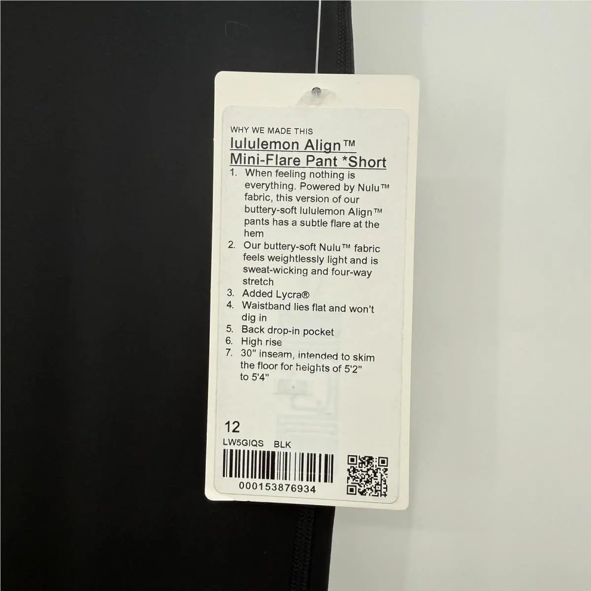 Lululemon clothing - Black 2