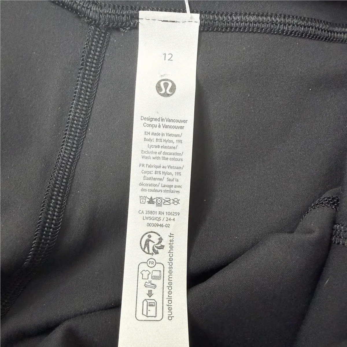 Lululemon clothing - Black 5