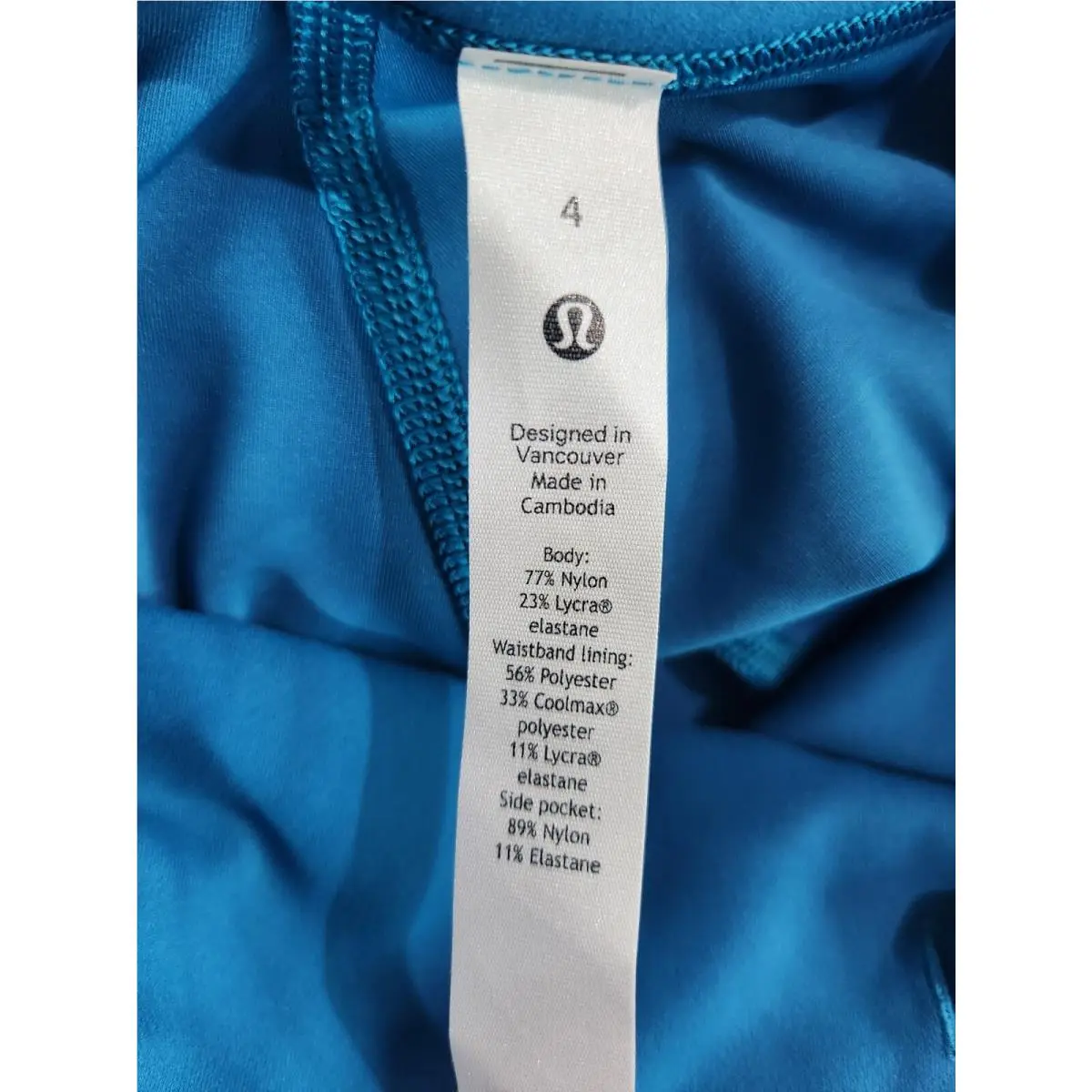 Lululemon clothing - Hawaiian Blue 8