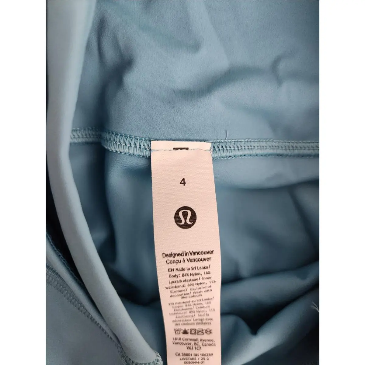 Lululemon clothing - Washed Blue 3