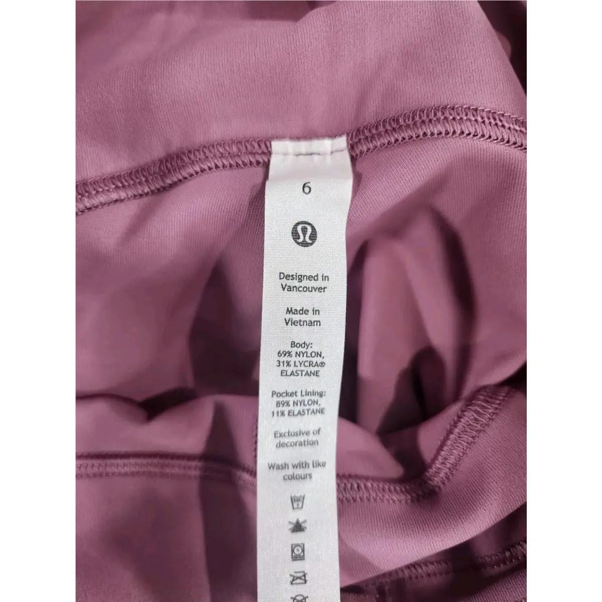 Lululemon clothing - Velvet Dust 12