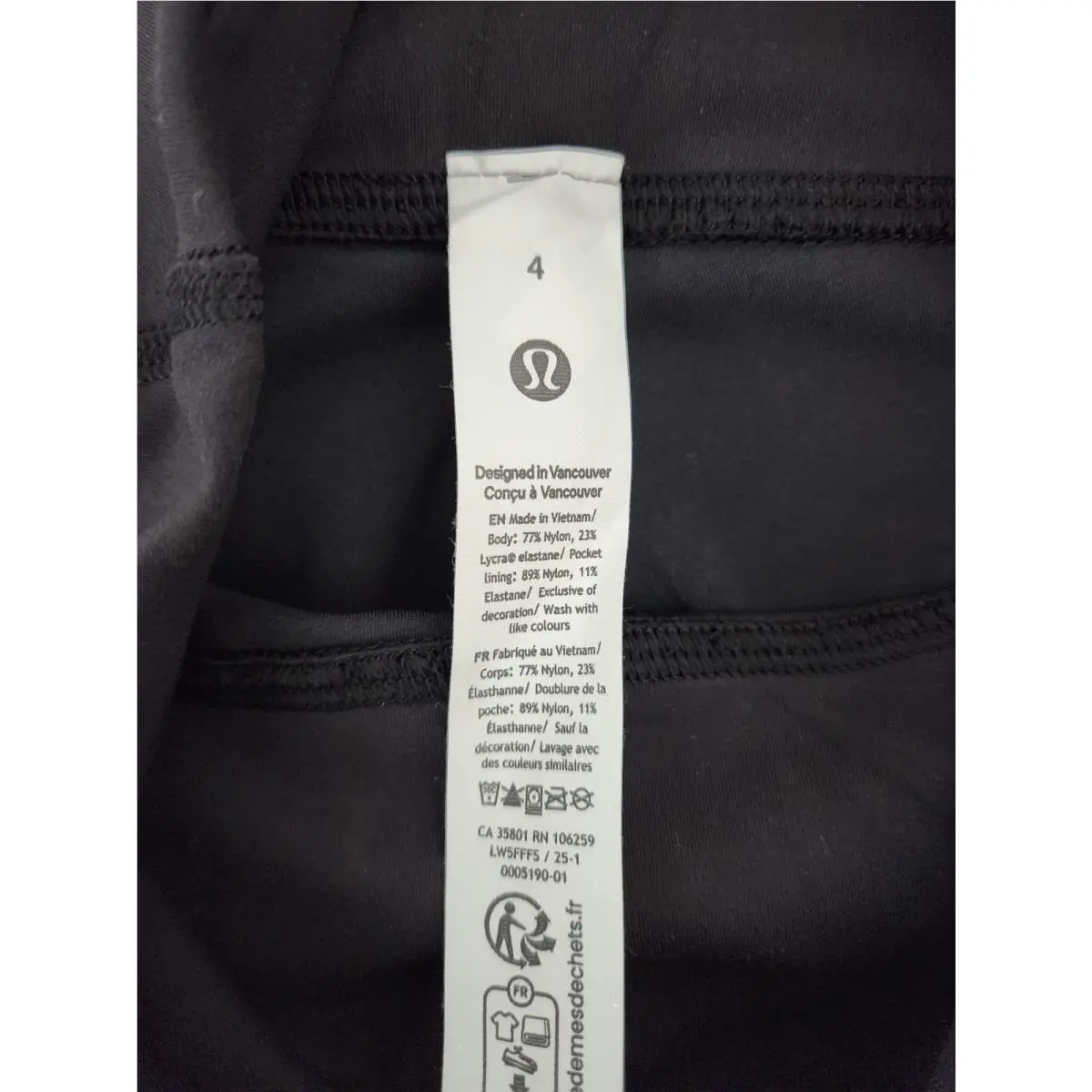 Lululemon clothing - Black 3