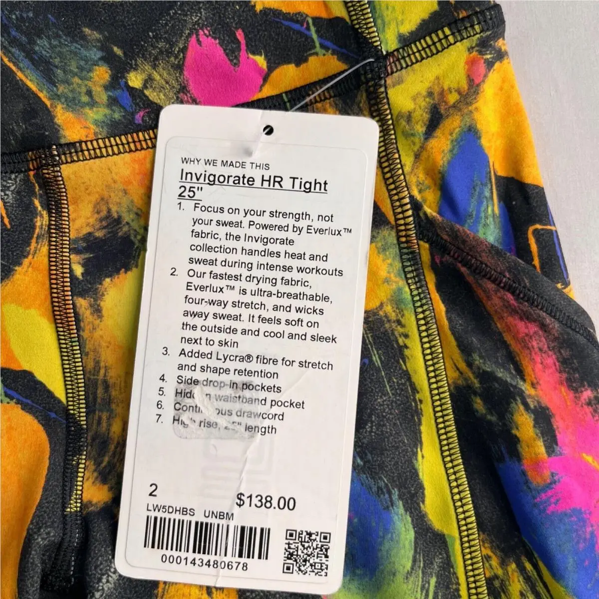Lululemon clothing - Black/Multi 7