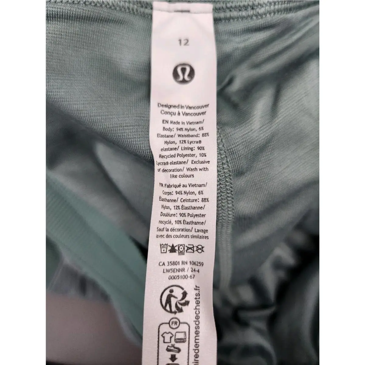 Lululemon clothing - Crater Blue 6