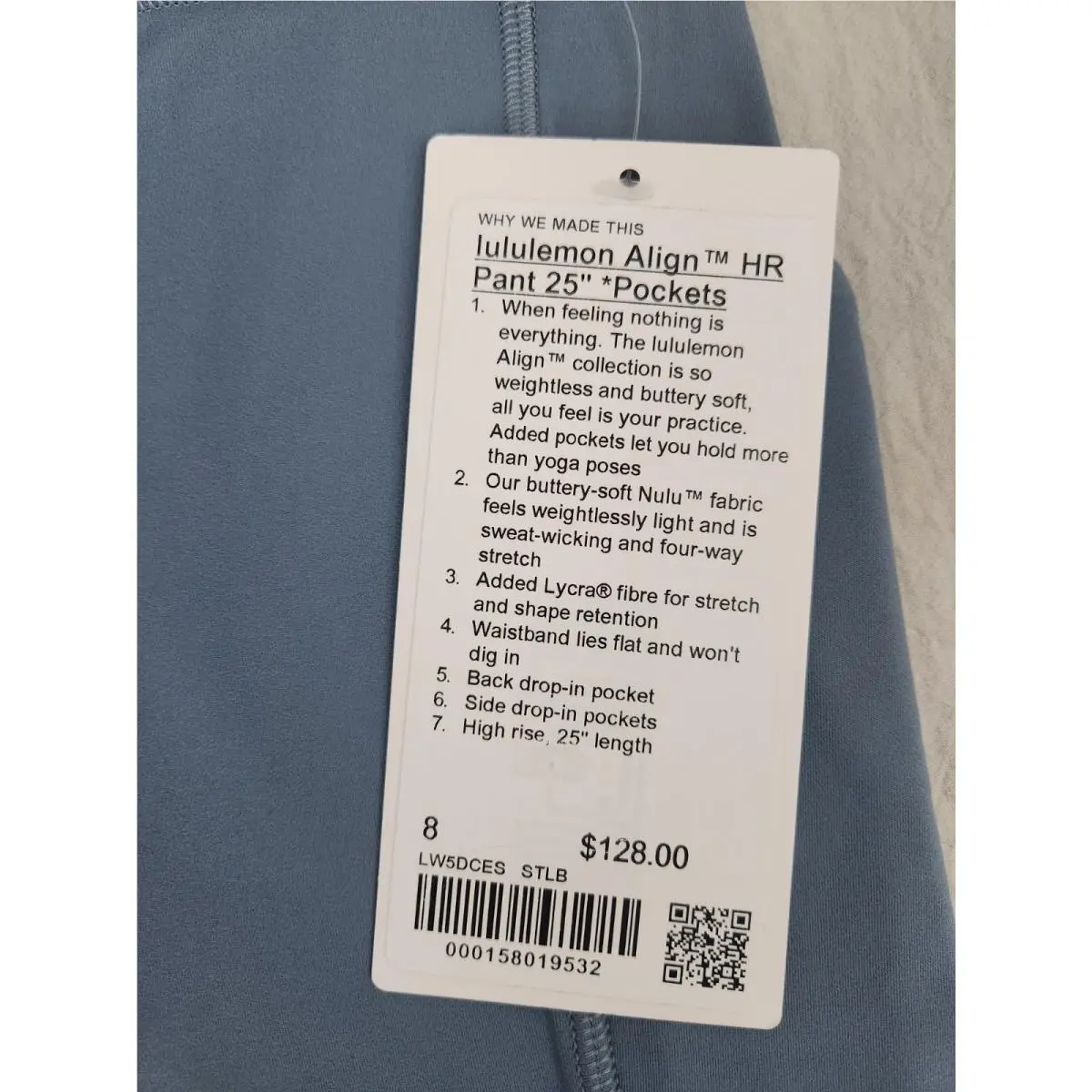 Lululemon clothing - Steel Blue 2