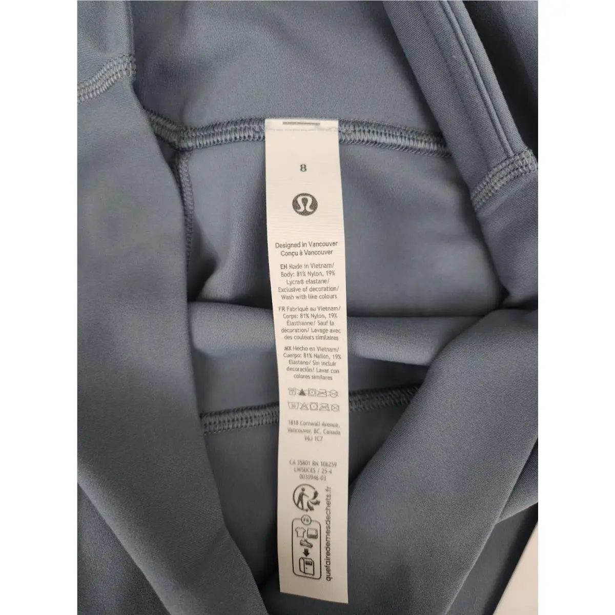 Lululemon clothing - Steel Blue 5