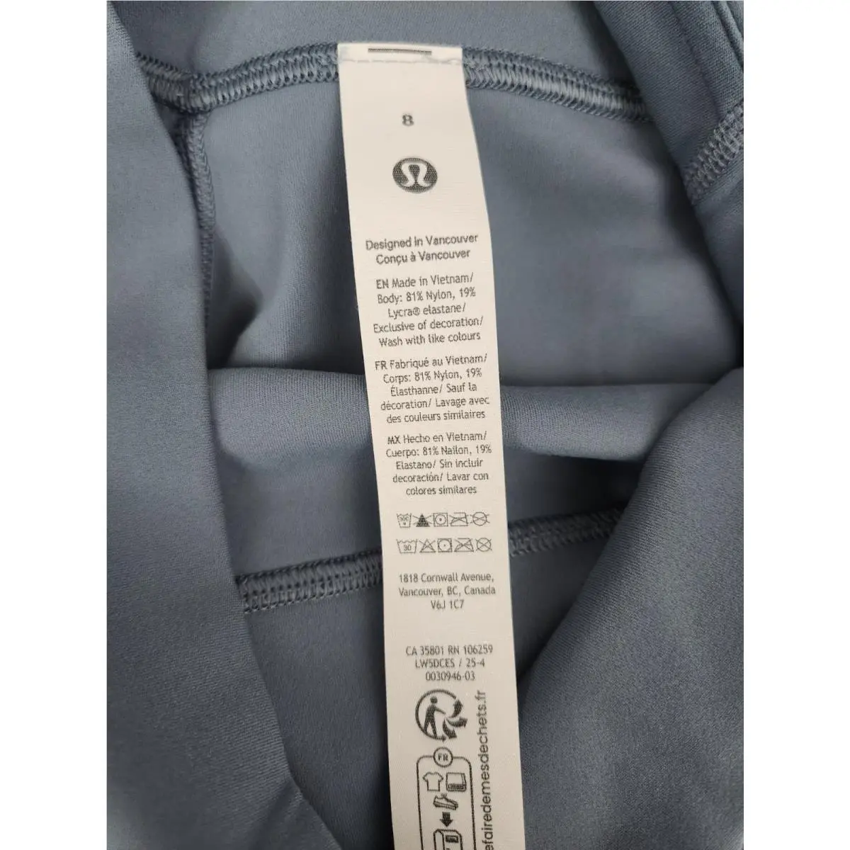 Lululemon clothing - Steel Blue 7