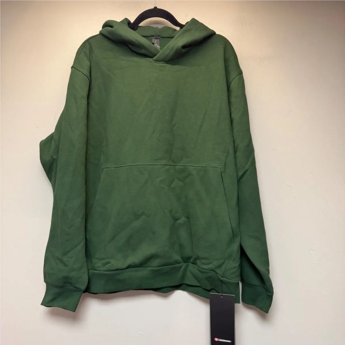 Lululemon Steady State Pullover Hoodie Mens Large Ivy Green Cotton Fleece