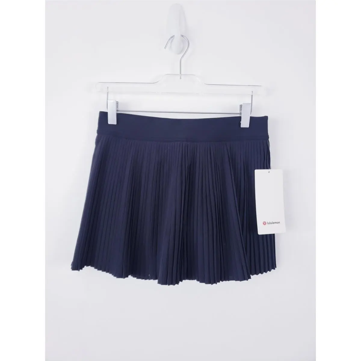 Lululemon Varsity HR Pleated Tennis Skirt Skort Black LW8AJYS Size 6