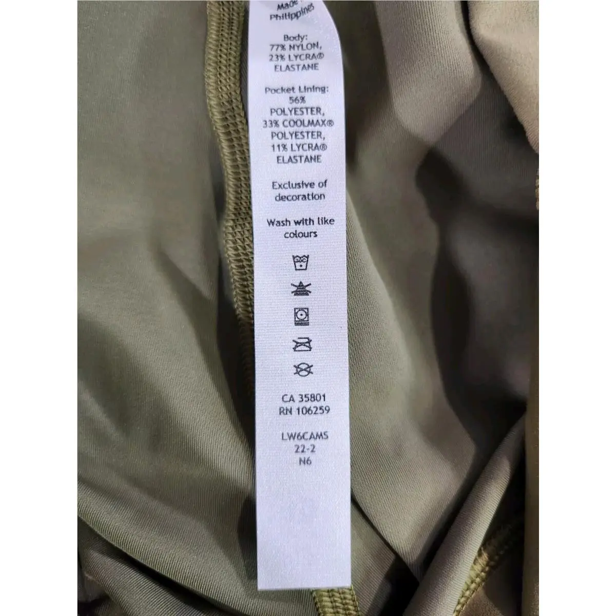 Lululemon clothing - Bronze Green 8