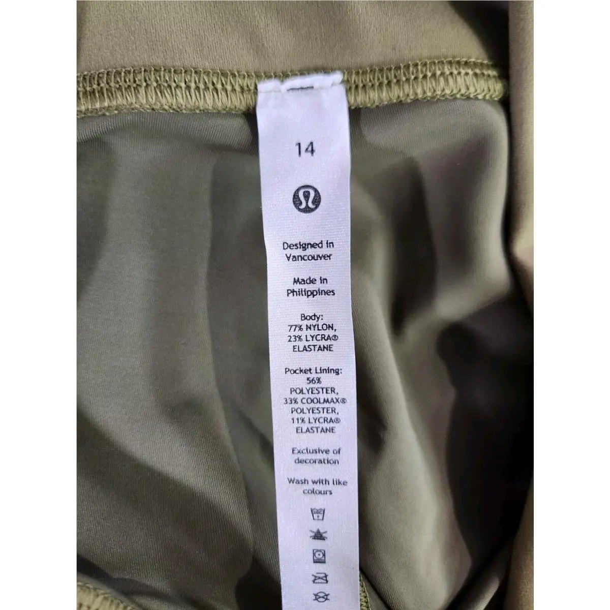 Lululemon clothing - Bronze Green 7