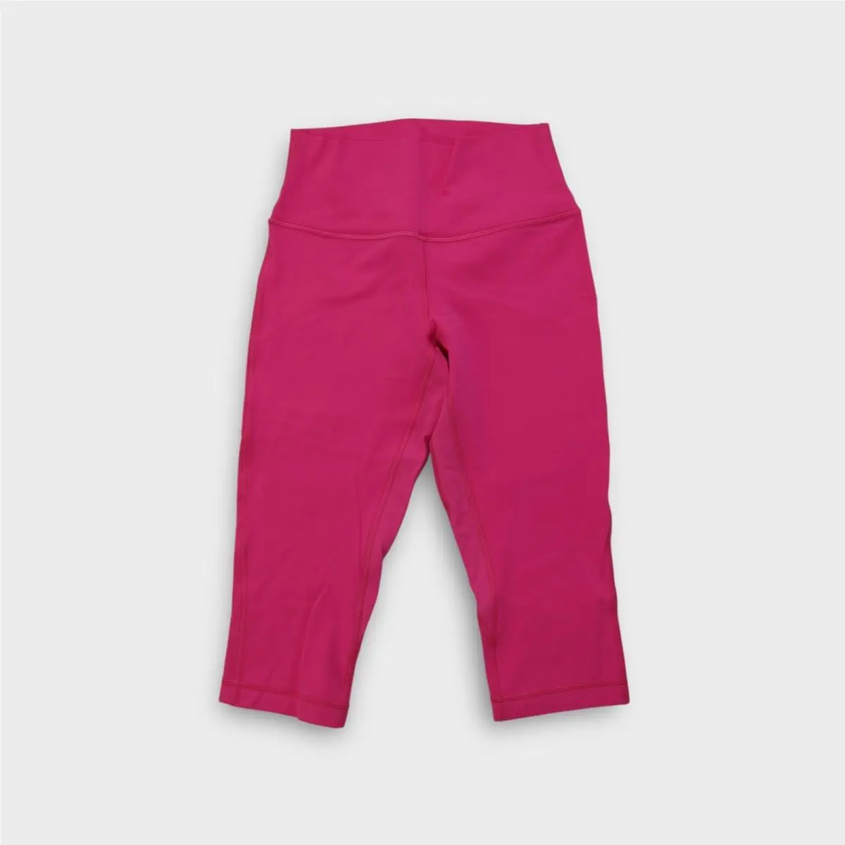 Lululemon Align High Rise Crop 17 Sonic Pink Leggings Double Ligned
