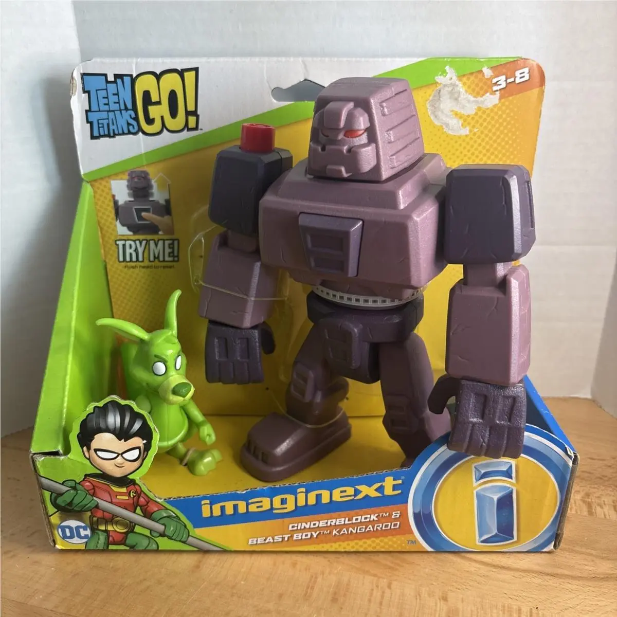 2018 Imaginext DC Teen Titans Go Cinderblock Beast Boy Kangaroo
