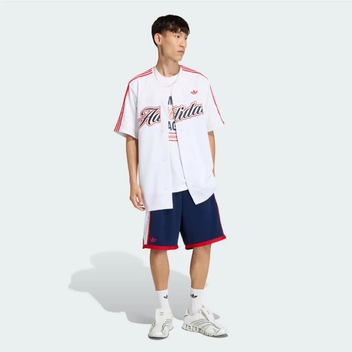Adidas clothing - adidas Adicolor - Adicolor - KD6563 - White / Better Scarlet 8
