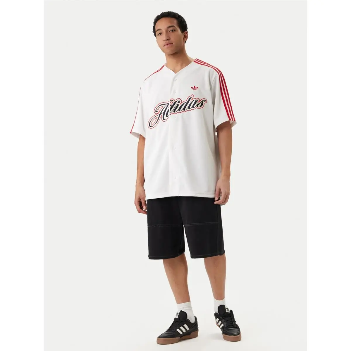 Adidas clothing - adidas Adicolor - Adicolor - KD6563 - White / Better Scarlet 4