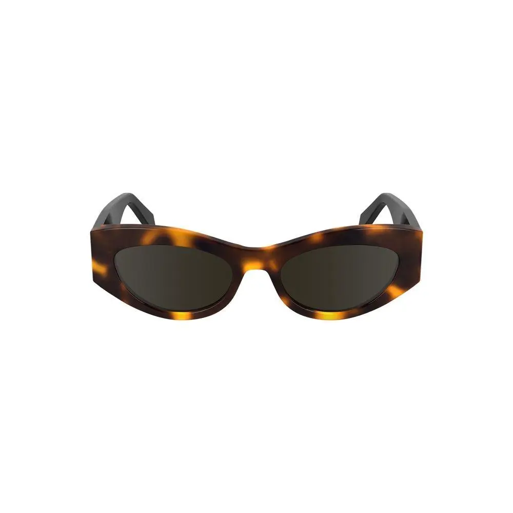 Calvin Klein Marrone Acetate Women Sunglasses - CA-38305