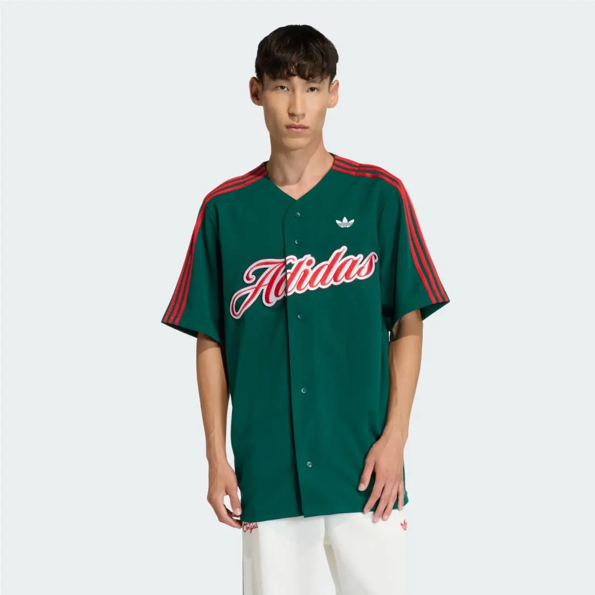 Adidas clothing - adidas Adicolor - Adicolor - KE2245 - Collegiate Green / Better Scarlet 6