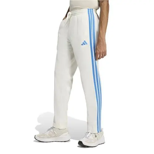 Adidas clothing - 3-stripes Tricot Opem Hem Track Pants - KQI79 - Black/Lucid Pink (UPC: 198326581409) 2