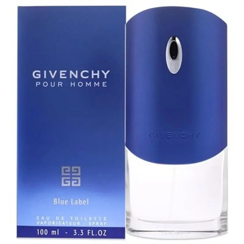 Givenchy Pour Homme Blue Label Perfume For Men Edt Spray 3.4 oz 100 ml