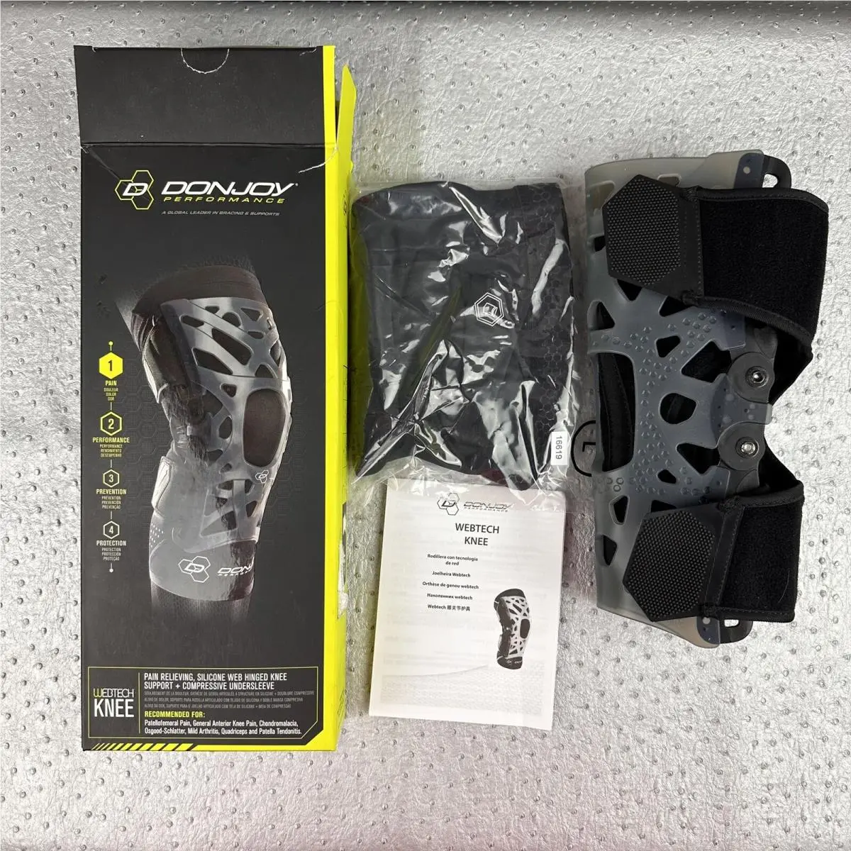 DonJoy  - DonJoy Performance Webtech - Performance Webtech - 88891206618 - Multicolor 18
