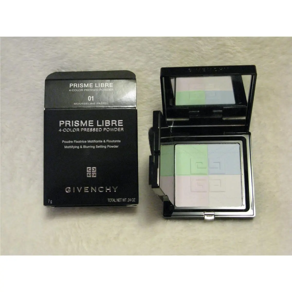 Givenchy Prisme Libre Matte Pressed Powder 01 Mousseline Pastel Fair