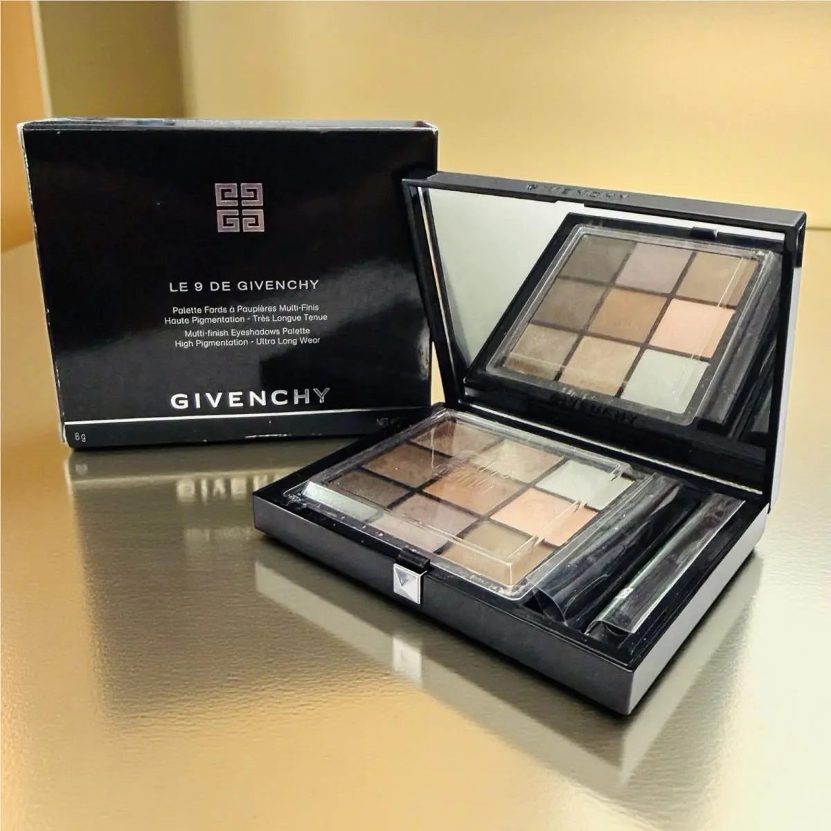 Givenchy Le 9 De Eyeshadow Palette Multi Finish Neutral Nudes Couture 9.12