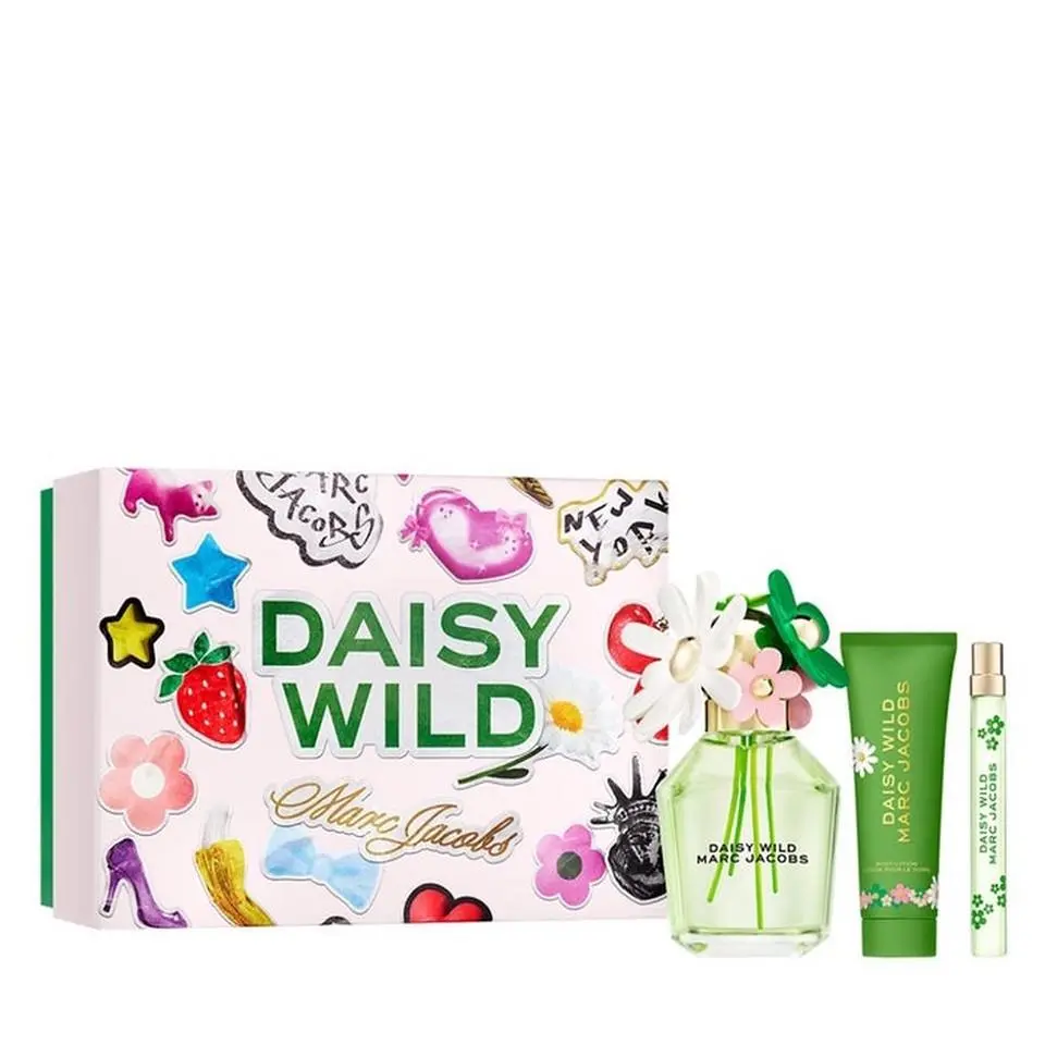 Marc Jacobs Daisy Wild 3 PC Edp Gift Set For Women