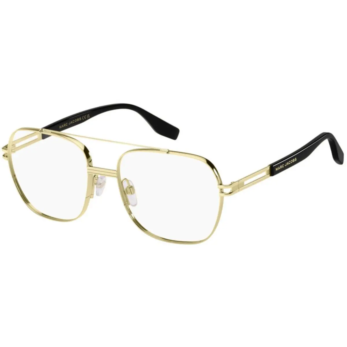 Marc Jacobs 785 Gold Black Rhl Size 57 Eyeglasses