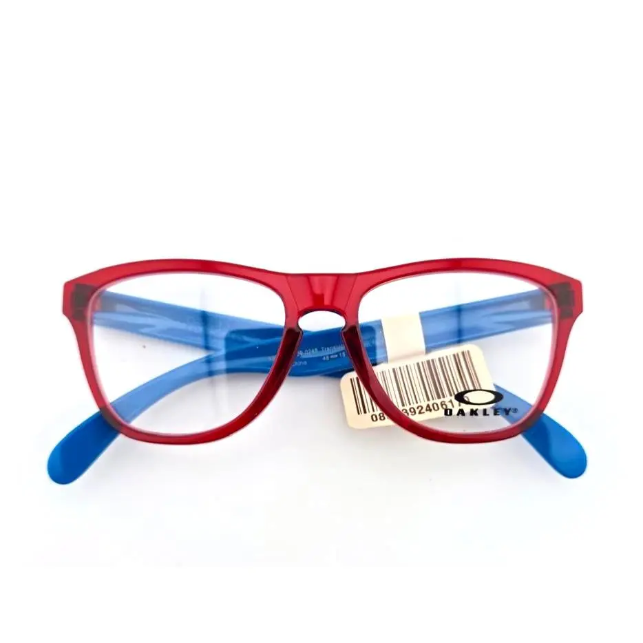 OY8009-0248 Translucent Red Full Rim Eyeglasses 48-15-133 by Oakley