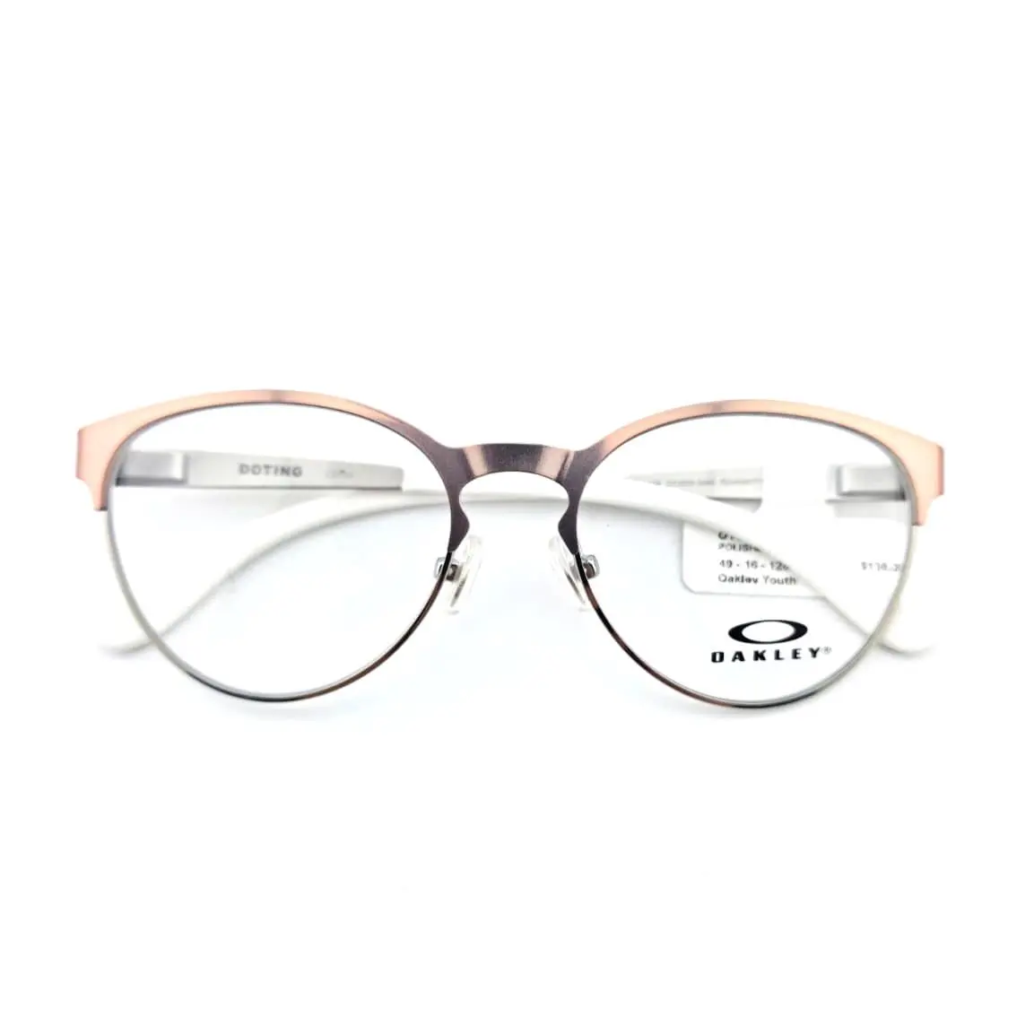 Oakley OY3005-0449 Polished Pink Women Full Rim Eyeglasses 49-16-128