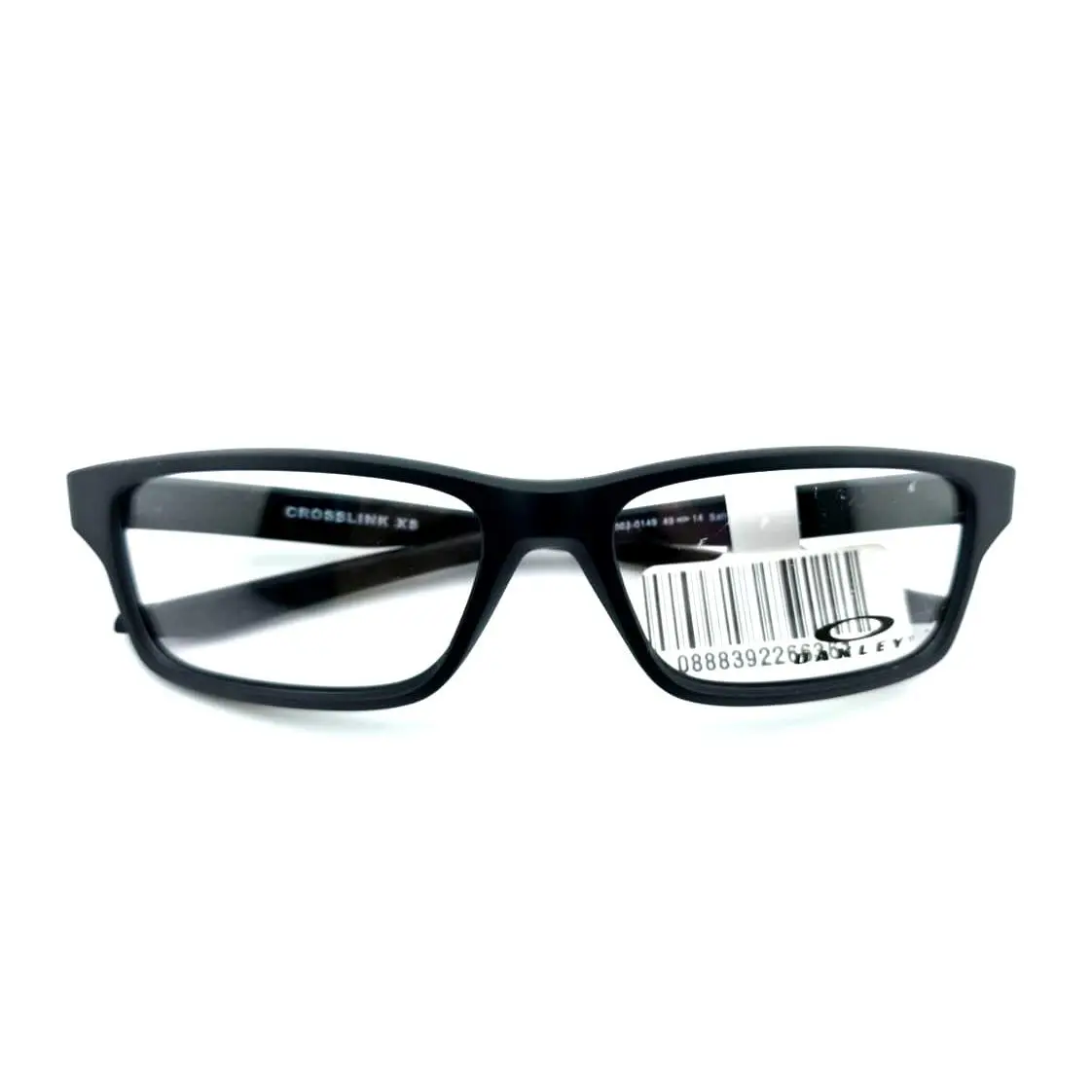 OY8002-0149 Satin Black Unisex Designer Full Rim Eyeglasses 49-14-122 by Oakley