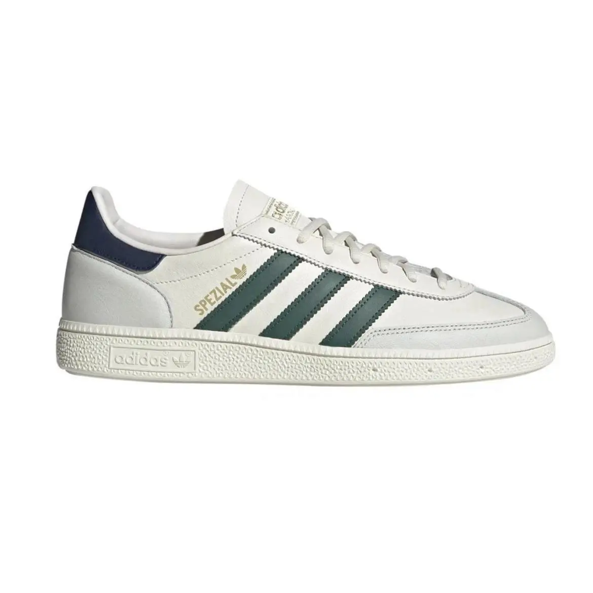 Adidas Men`s Size 10.5 Handball Spezial Chalk Collegiate Green Indigo JH5451 - Multicolor