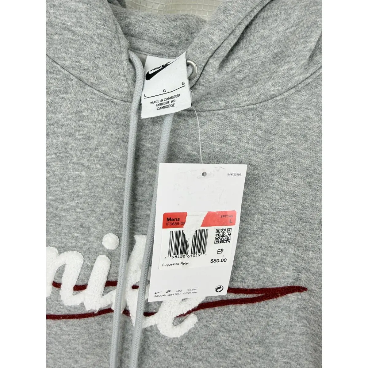 Nike clothing - Gray (UPC: 198488610191) 2