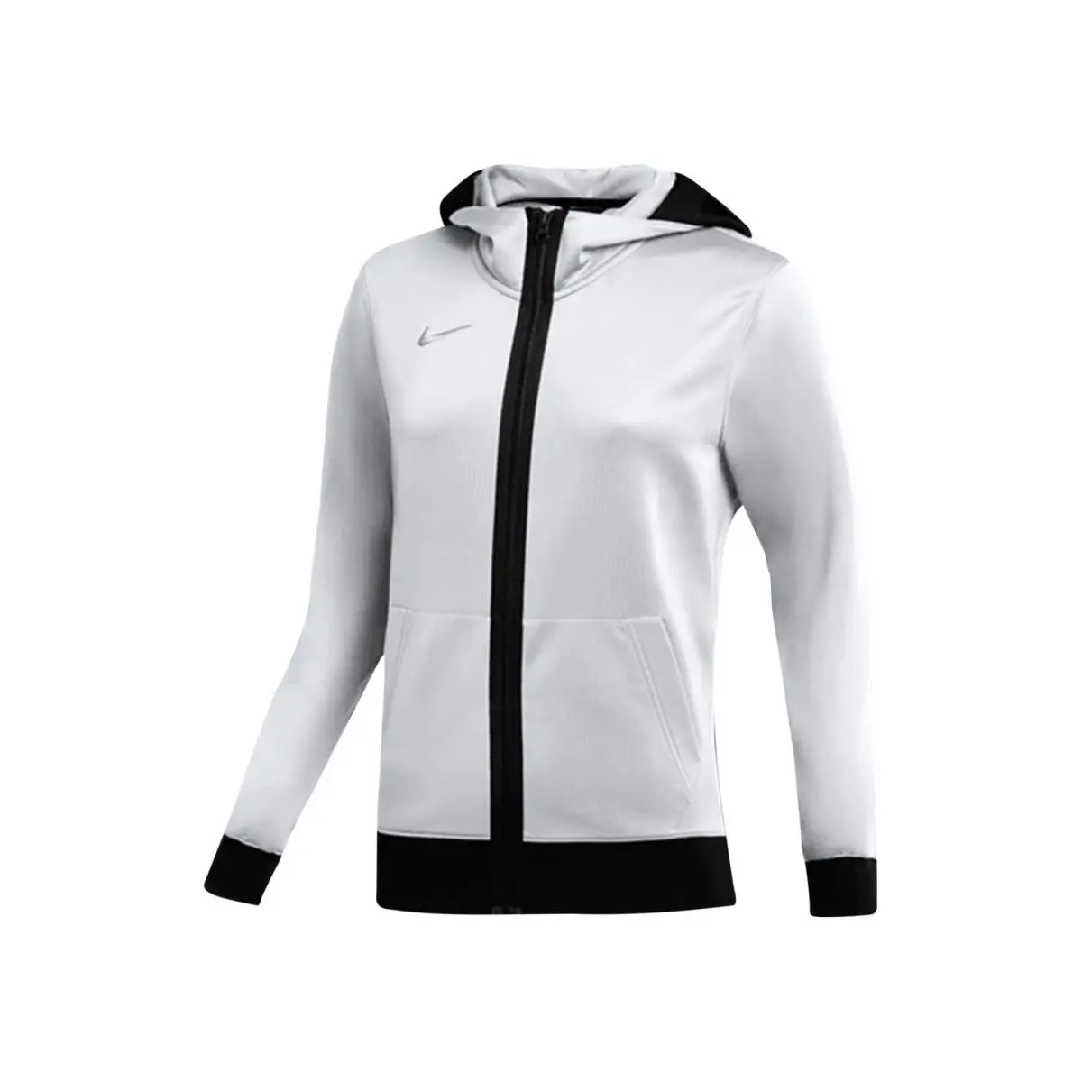 Nike Womens Showtime FZ Basketball Hoodie White/black Retail