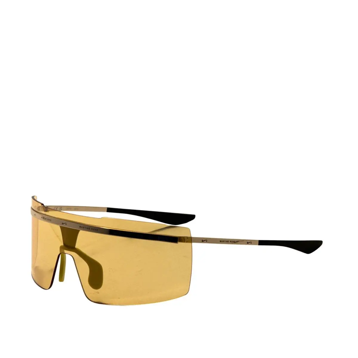 Nike Men`s Echo Shield 67mm Gold Sunglasses FB4480-750-67
