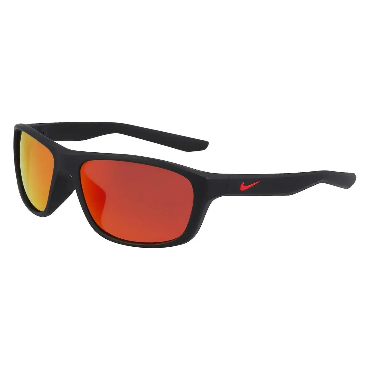 Lynk M FD 1817 Matte Black/red Mirror 010 Size 57 Sunglasses by Nike