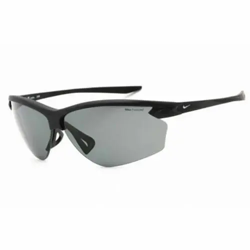 Nike Victory P DV2146 010 Matte Black Polarized Sunglasses 70/10/135 - Black, Frame: Black, Lens: Gray