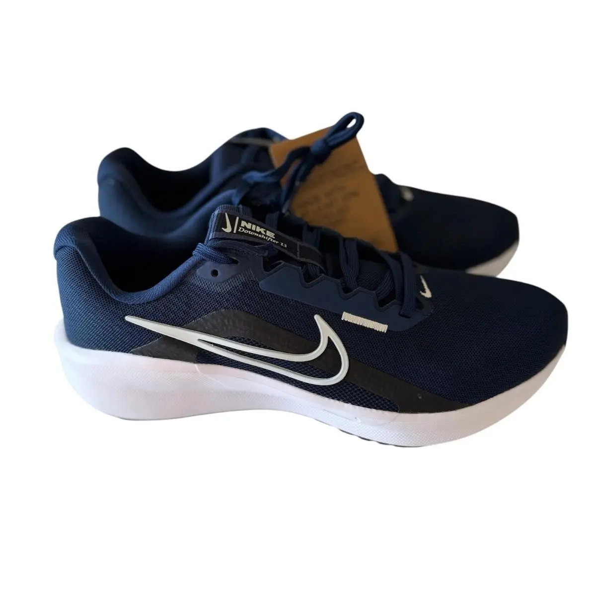 Nike Downshifter 13 Midnight Navy Pure Platinum Mens 8.5 Running Shoes