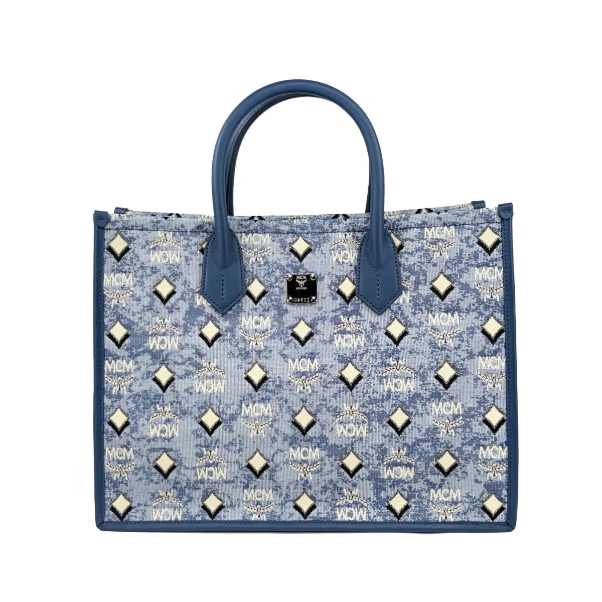 Mcm Aren Munchen Denim Tote Bag by MCM
