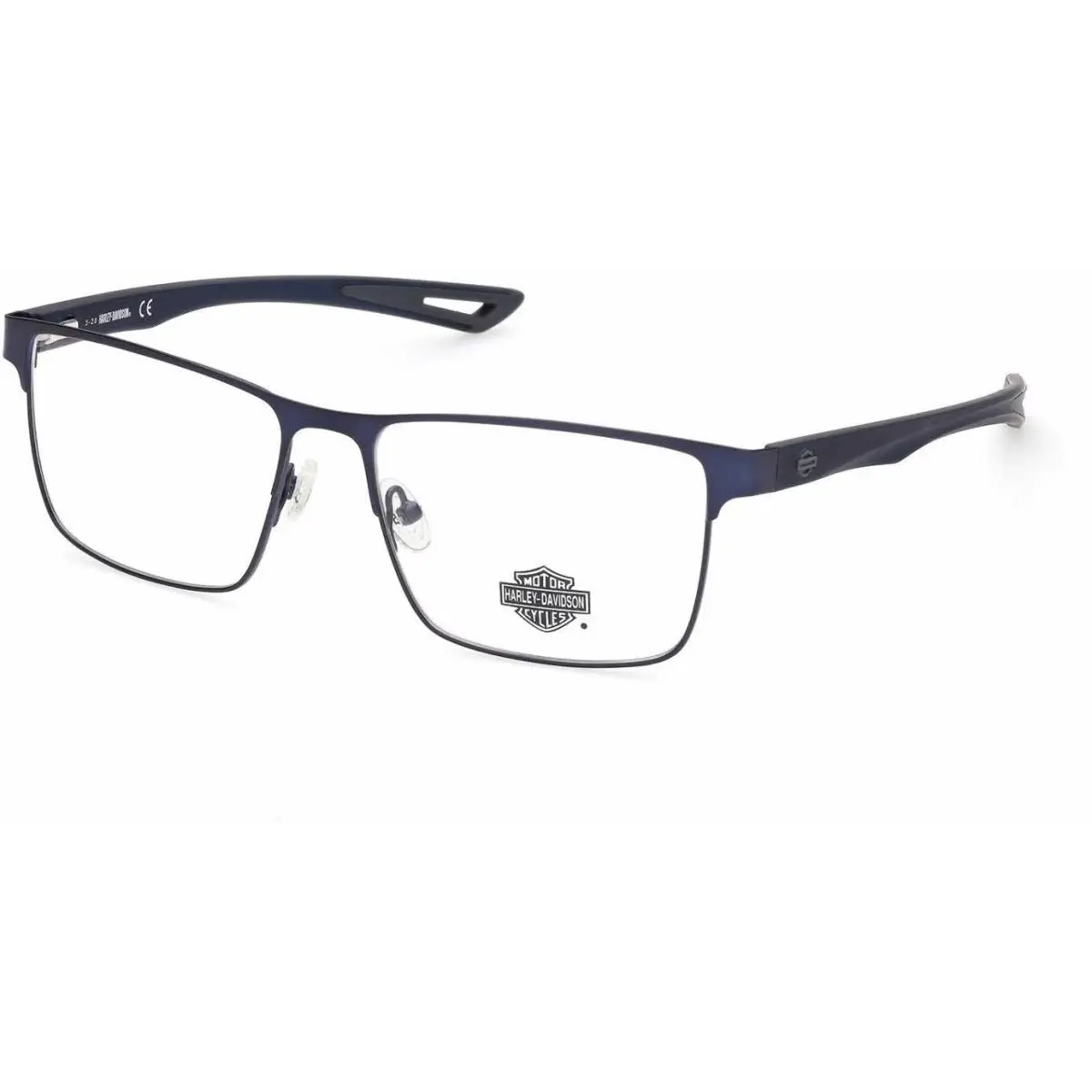 HD0880 091 Metal Matte Blue 56 mm Men`s Eyeglasses by Harley Davidson