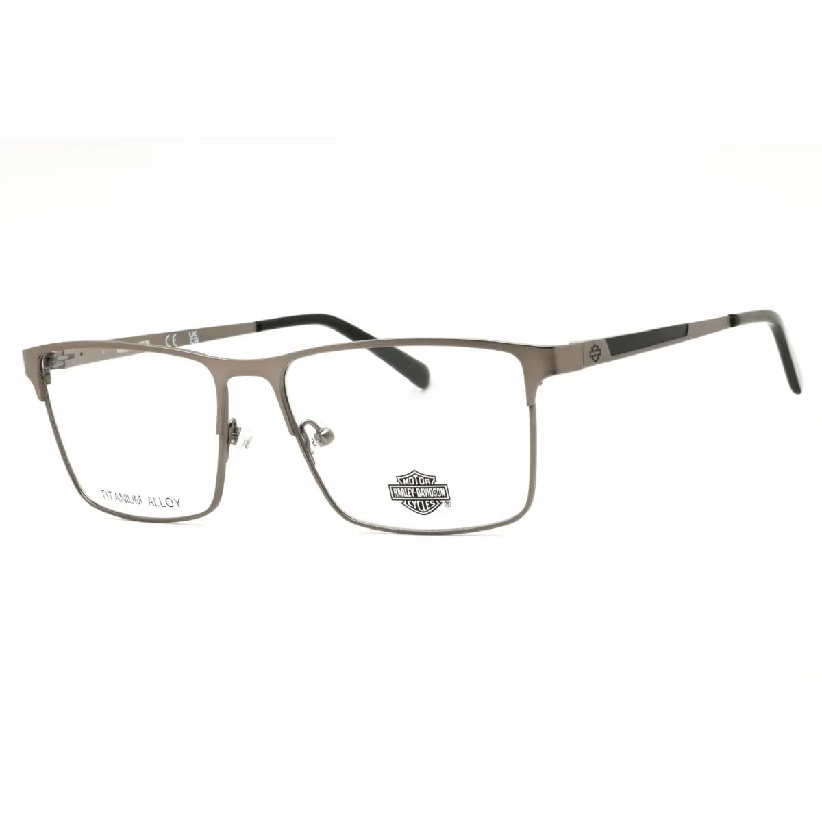 HD50073 009 Matte Gunmetal 57mm Eyeglasses by Harley Davidson