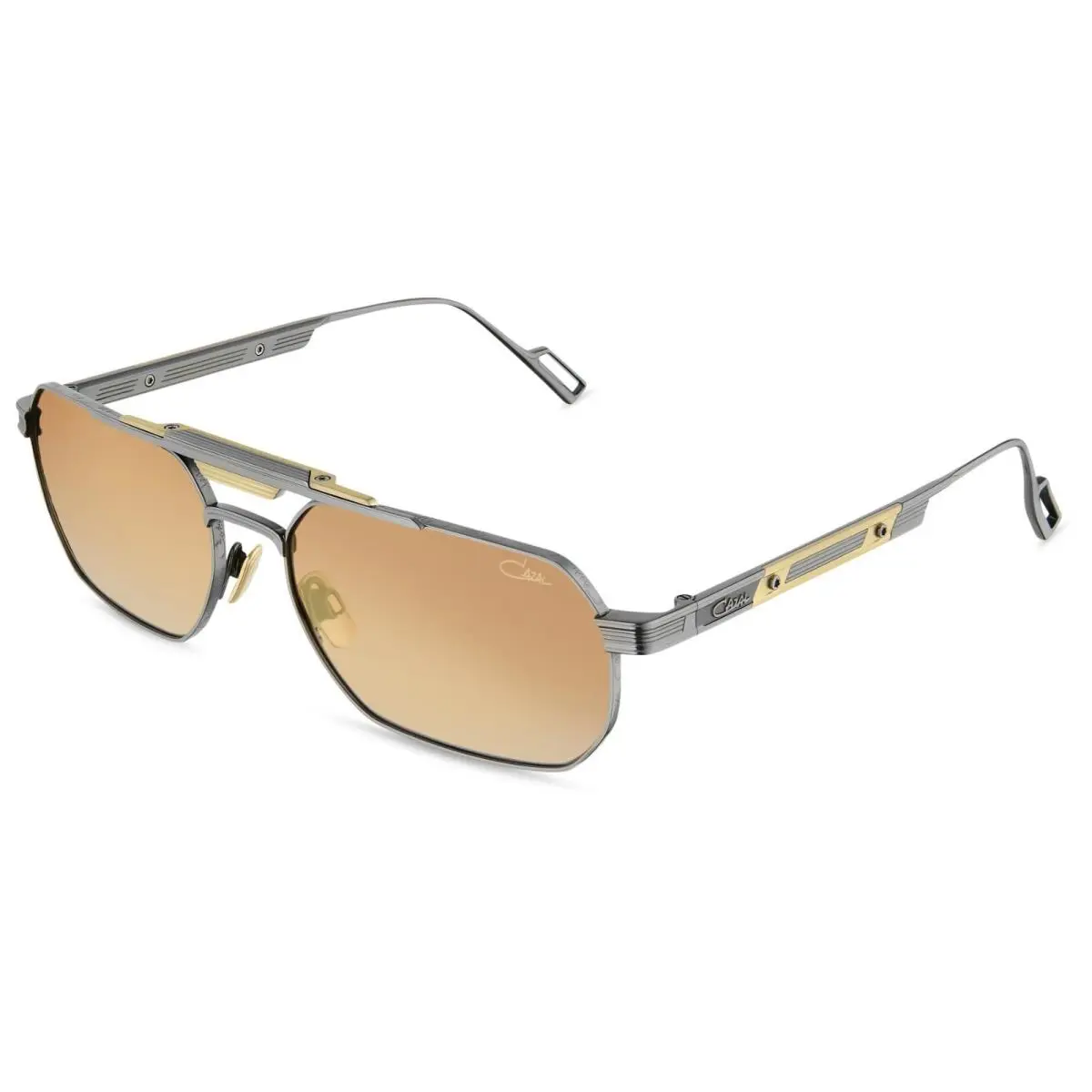 757/3 Gunmetal and Gold/brown Shaded 002 Sunglasses by Cazal