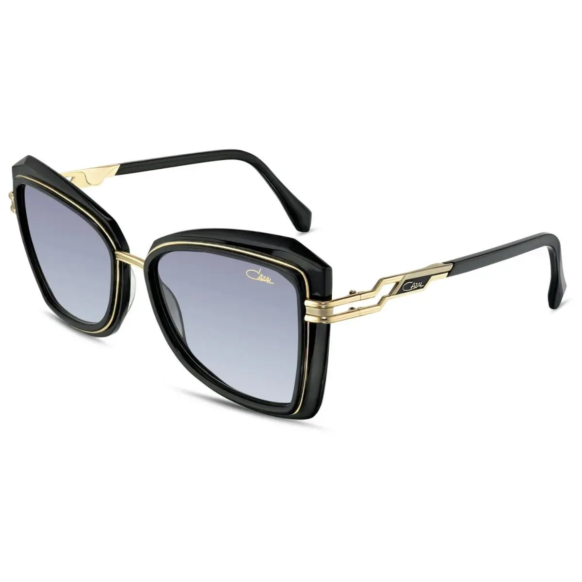 8512 Black Gold/grey Shaded 001 Sunglasses by Cazal