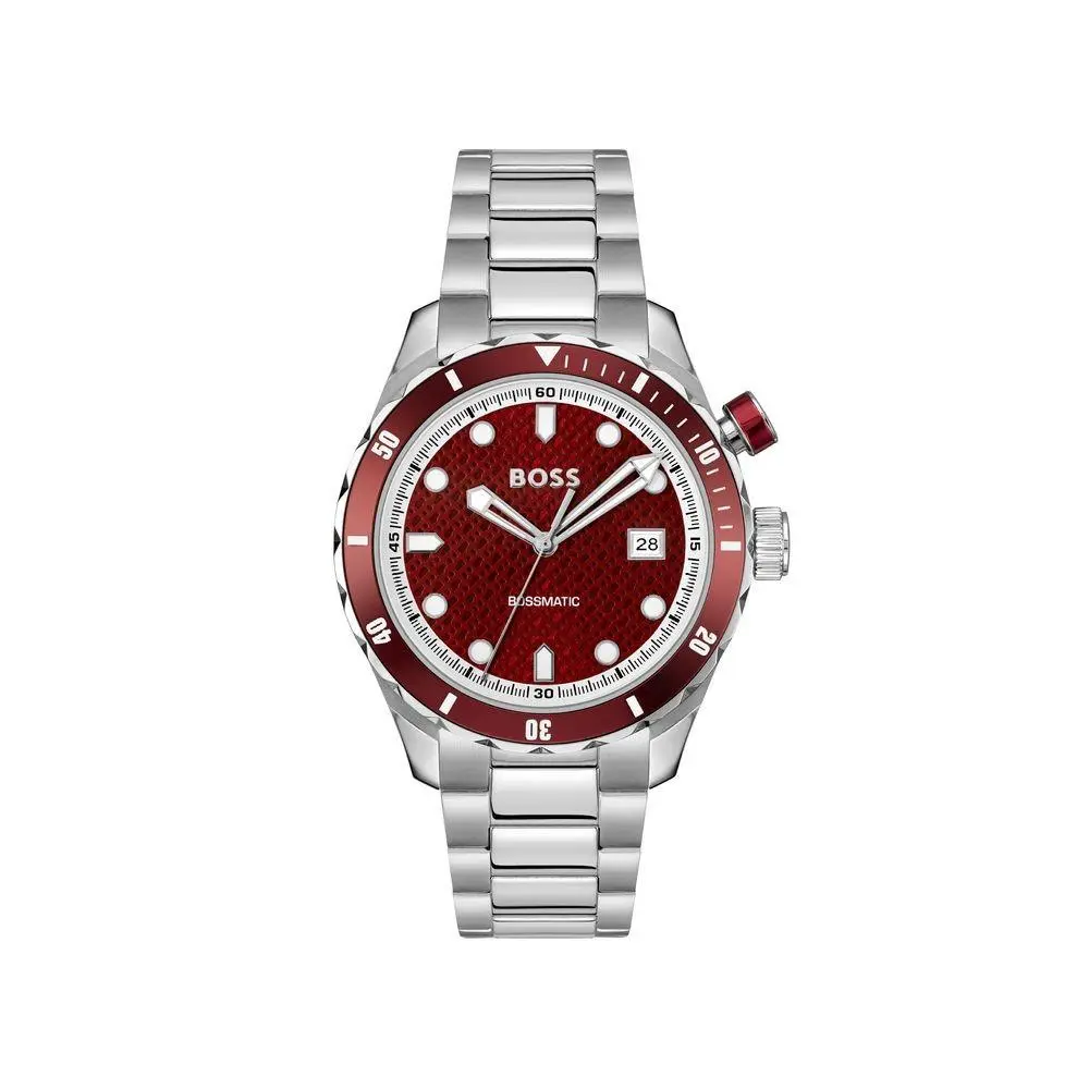 Gray Stainless Steel Dress Watch - BO1514179AC by Hugo Boss