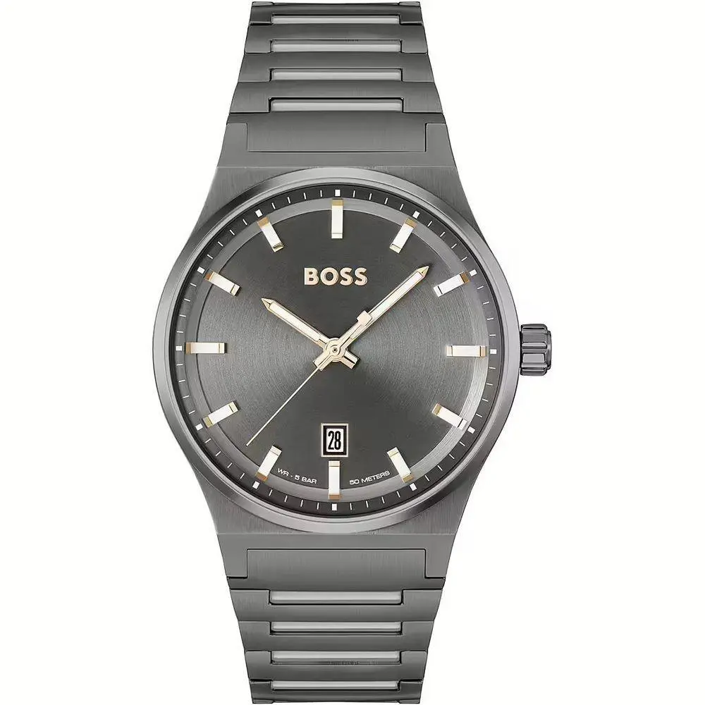 Gray Stainless Steel Dress Watch - BO1514078AC by Hugo Boss