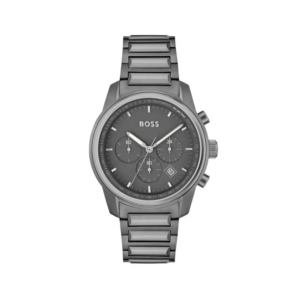 Gray Stainless Steel Dress Watch - BO1514005AC by Hugo Boss