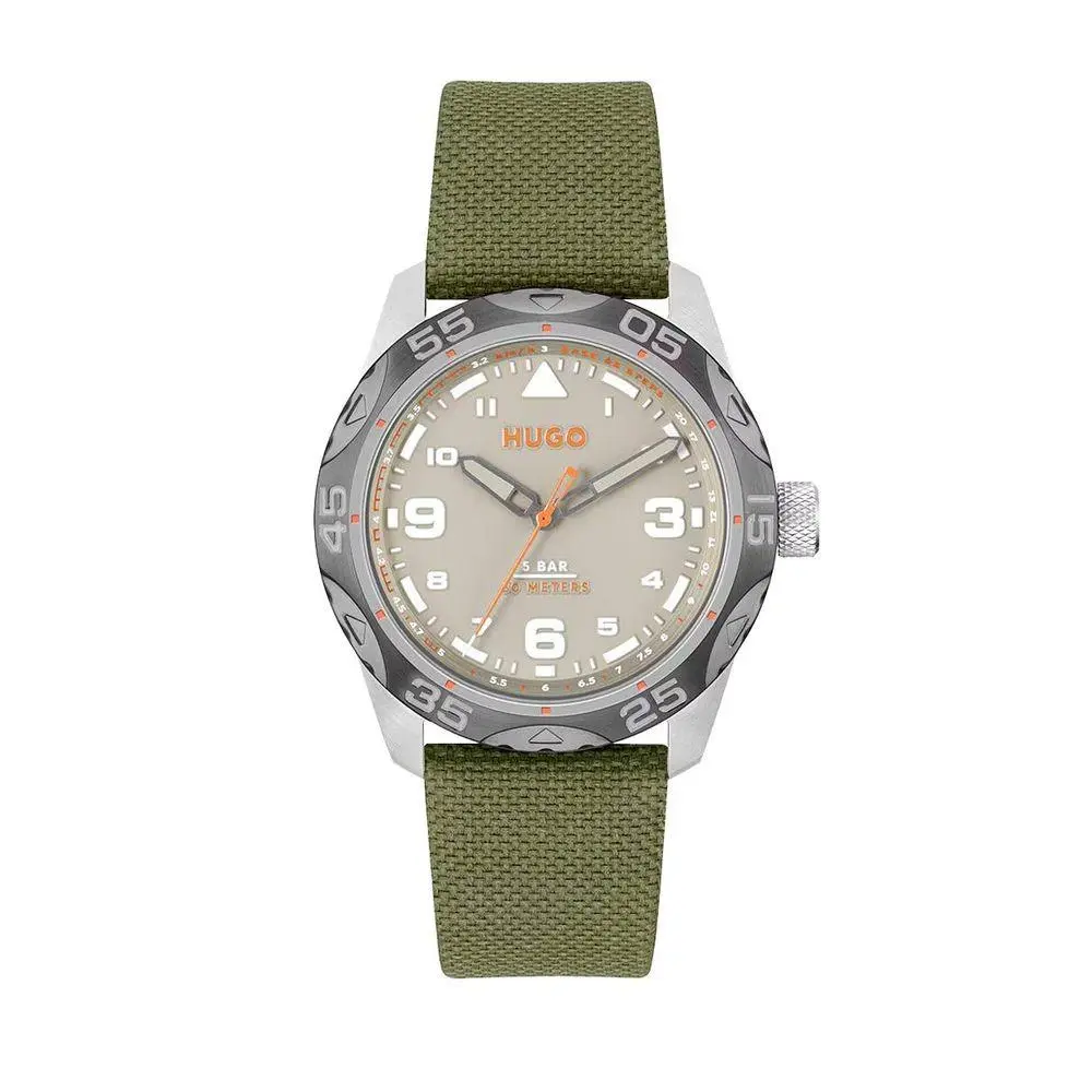 Bicolor Fabric Sport Watch by Hugo Boss