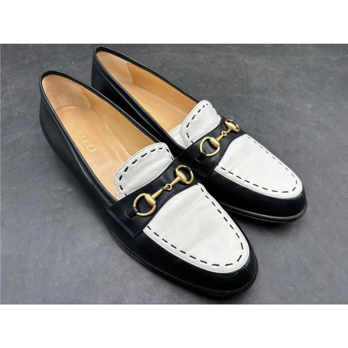 Gucci Spectator Horse Bit Loafer Size 41.5 AA
